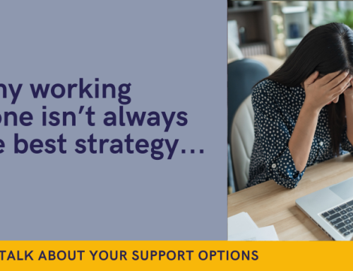 Why working alone isn’t always the best strategy…