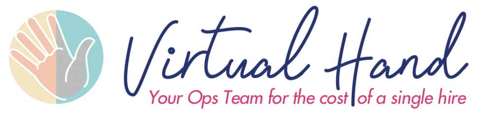Virtual Hand Operational Support Services Logo